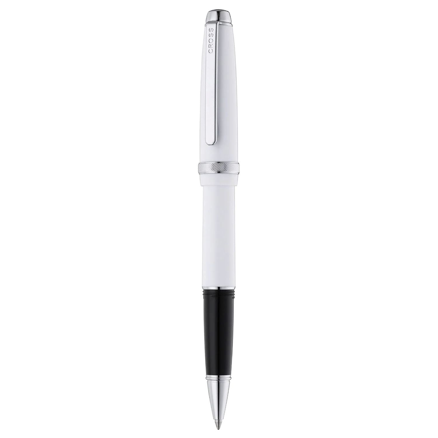 Bolígrafo Cross Lume Porcelain White con Detalles Cromados Pulidos